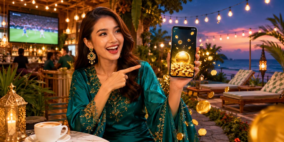 Pengguna Malaysia semak keputusan loteri semasa perayaan Hari Raya melalui telefon